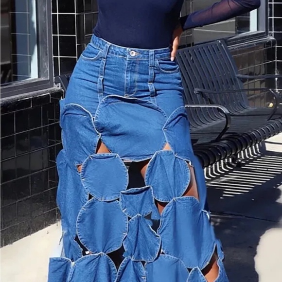 Super cool circle denim skirt - Picture 7 of 7